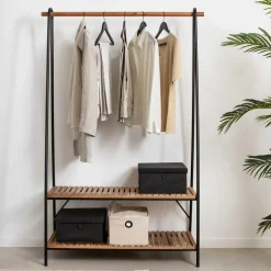 ACACIA Pieds De Table V Set De 2 Naturel