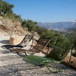 ACAPULCO Chaise Longue Basculante Noir