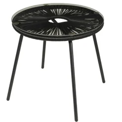 ACAPULCO Salon De Jardin Noir