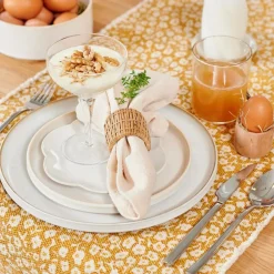 AMANDA Rond De Serviette Brun