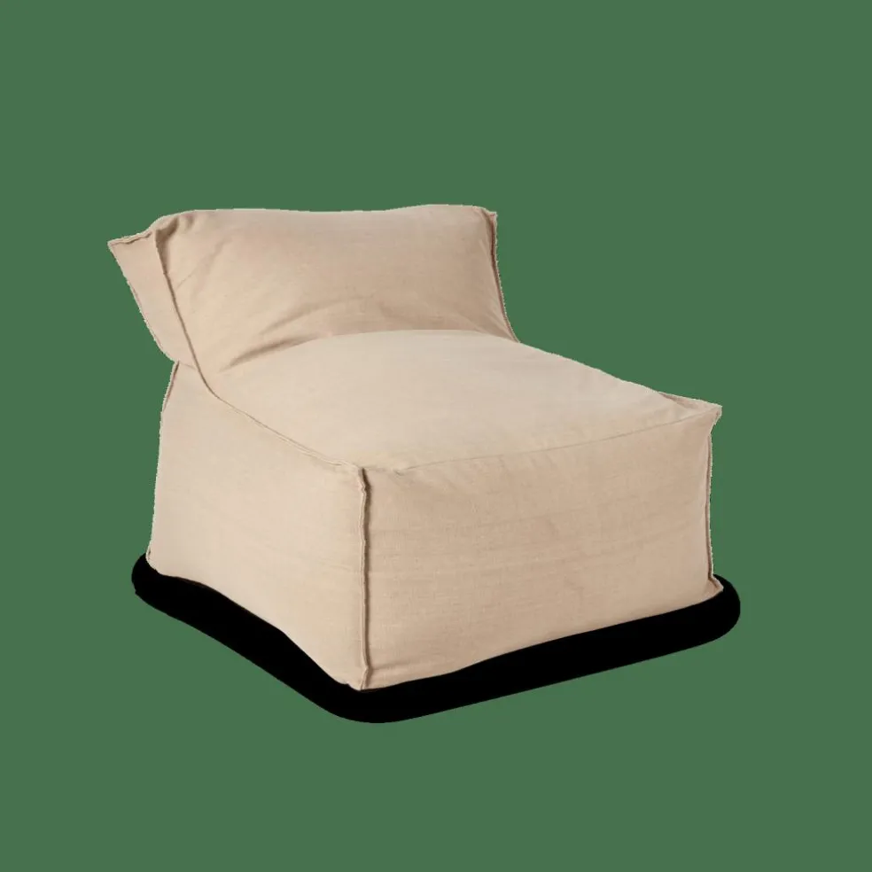 BAGIE Fauteuil Pouf Poire Beige