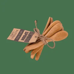 BAMBOO Cuillères Set De 6 Naturel