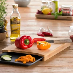 BASIC WOOD Rouleau à Pâtisserie Naturel