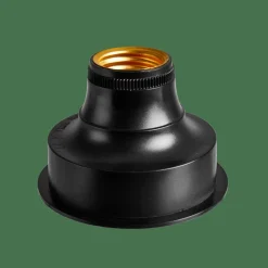BATI Douille Lampe Pile E27 Noir