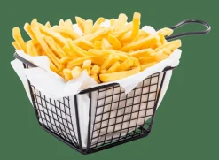 BLACK Panier à Servir Noir