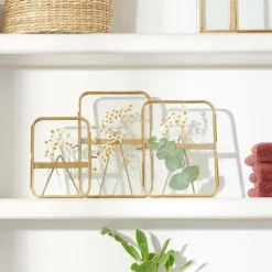 BRASS Cadre Photo Doré