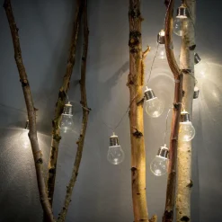 BULB Guirlande Lumineuse Solaire 10 Leds Transparent