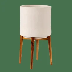 CHIARO Pot De Fleurs Blanc