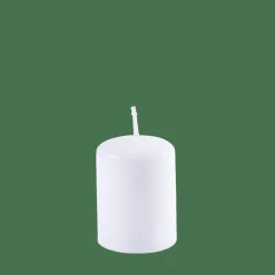 CILINDRO Bougie Cylindrique Blanc