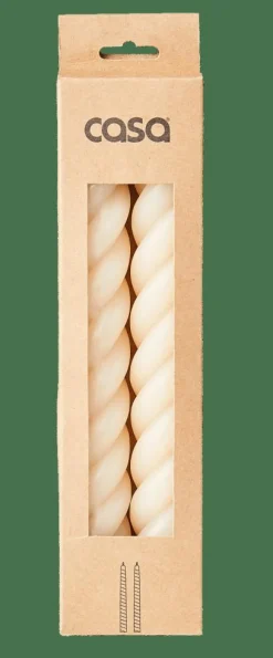 CURL Bougies Set De 2 Beige