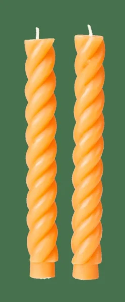 CURL Bougies Set De 2 Ocre