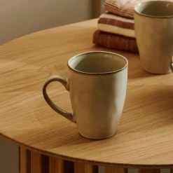 EARTH MARL Mug Avec Anse 30 CL Crème