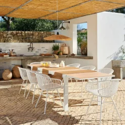 ETHAN & LOIC Set De Jardin Blanc