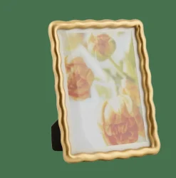 FLOWY Cadre Photo Doré