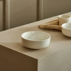 FURRY Chemin De Table Déco Blanc