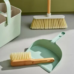 JASMIN Pelle Et Balayette Vert, Naturel