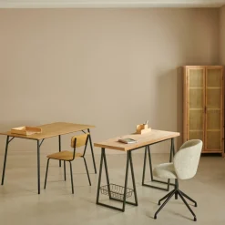 LINOLUX Boîte De Rangement Avec Fermeture éclair Beige