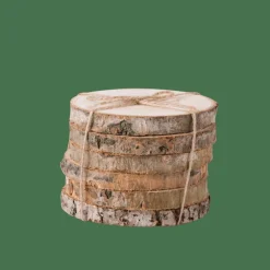 MADERA Dessous-de-verre Set De 6 Naturel