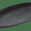 MAGMA Assiette Ovale Noir
