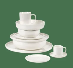 MOON Assiette à Dessert Blanc