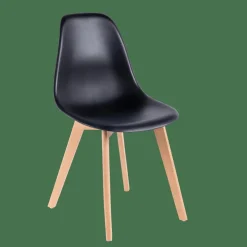 NEW MATS Chaise De Salle à Manger Noir