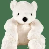 POLA Ours Blanc Peluche Blanc