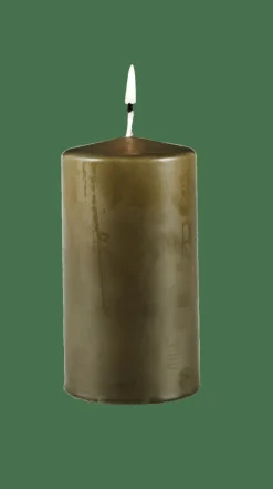 PURE Bougie Cylindrique Vert