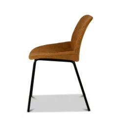 REMI Chaise De Salle à Manger Brun