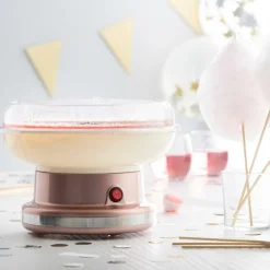 RETRO FUN Machine à Barbe à Papa Rose