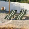 SILVES Chaise Longue Kaki