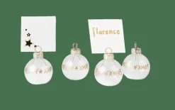 SNOW Porte-noms Set De 4 Transparent