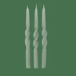 SPIRAL Bougie Torsadée Vert