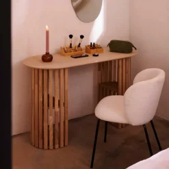 TATE Chaise Salle à Manger Blanc