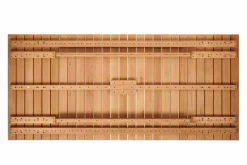 TEAK LUXE Chaise Longue Naturel