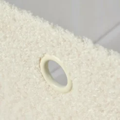 TEDDY Panier Pliable Blanc Cassé