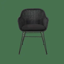 VIENNA Chaise Coque Salle à Manger Noir