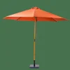 WOOD Parasol Sans Pied De Parasol Couleur Rouille